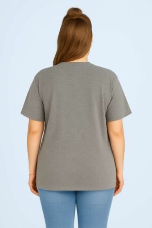 Grey-Oversized-Cotton-T-Shirt-for-Unisex-back-View-Women