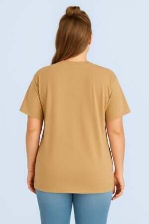 beige-Oversized-Cotton-T-Shirt-for-Unisex-back-View-WoMen