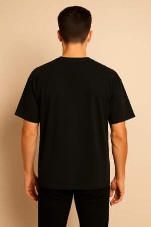 black-oversized-cotton-tshirt-back-Men