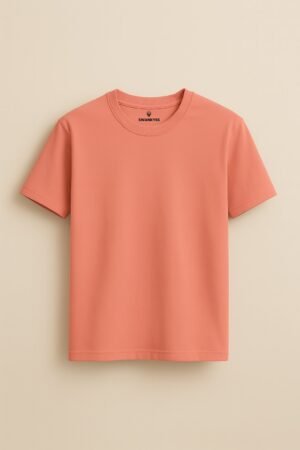 Swankyss peach unisex round neck t-shirt